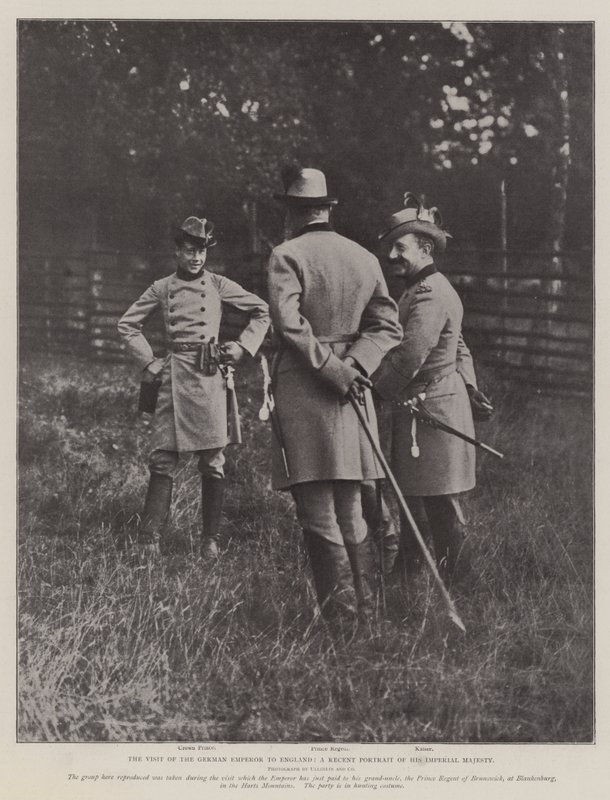 The Visit of the German Emperor to England, a Recent Portrait of His Imperial Majesty by English Photographer