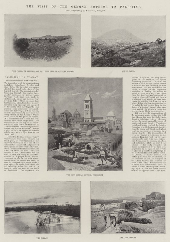 The Visit of the German Emperor to Palestine by English Photographer