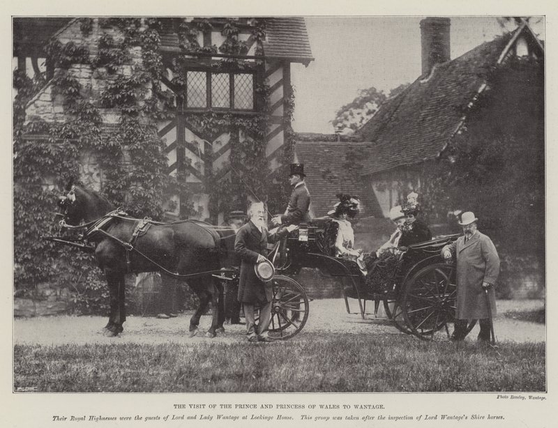 The Visit of the Prince and Princess of Wales to Wantage by English Photographer