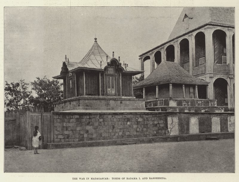 The War in Madagascar, Tombs of Radama I and Rasoherina by English Photographer
