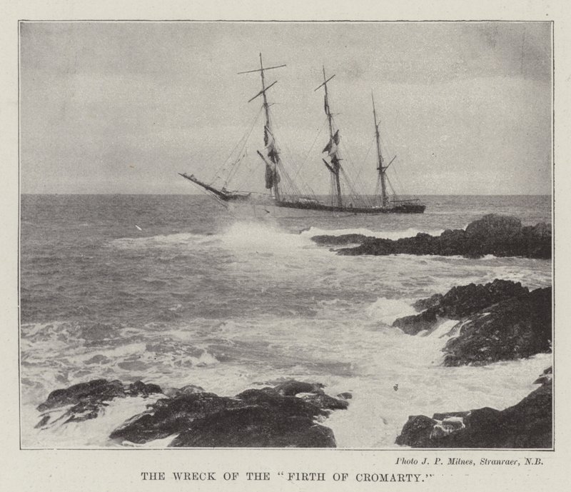 The Wreck of the Firth of Cromarty by English Photographer