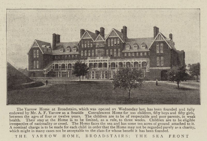 The Yarrow Home, Broadstairs, the Sea Front by English Photographer