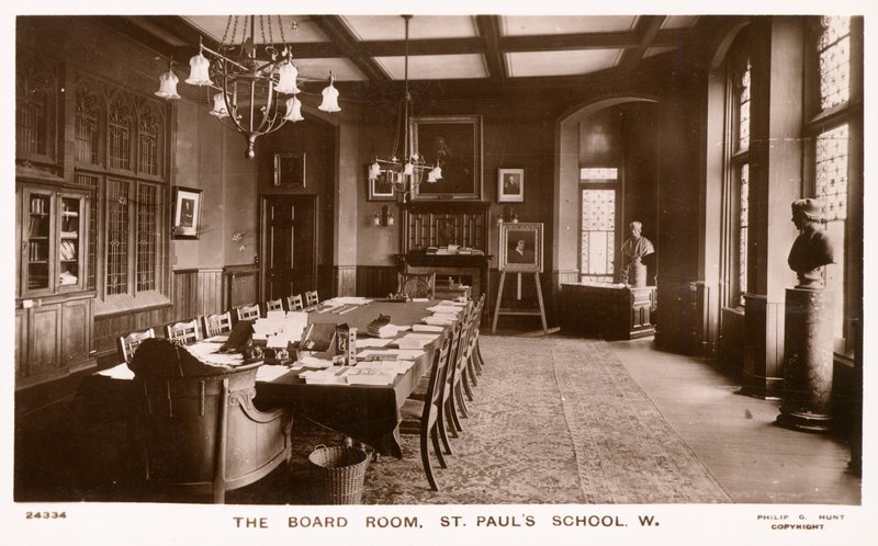 The board room of St Pauls School by English Photographer