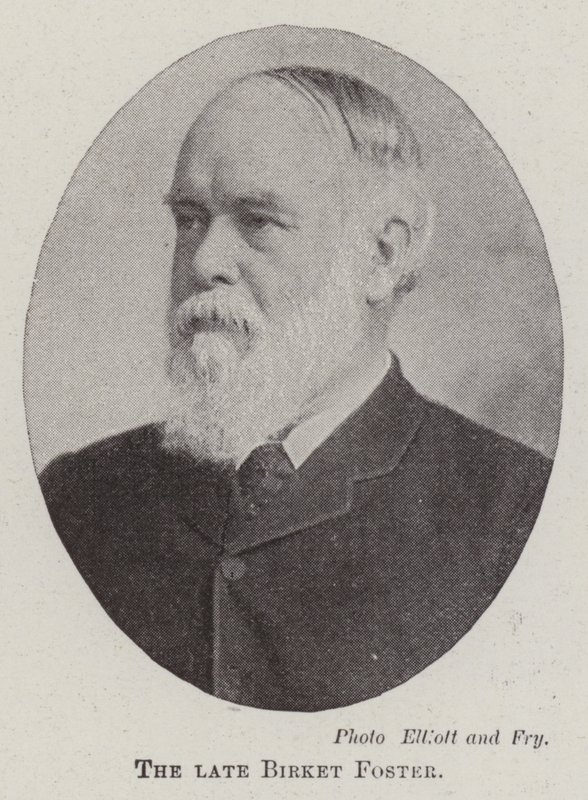 The late Birket Foster by English Photographer