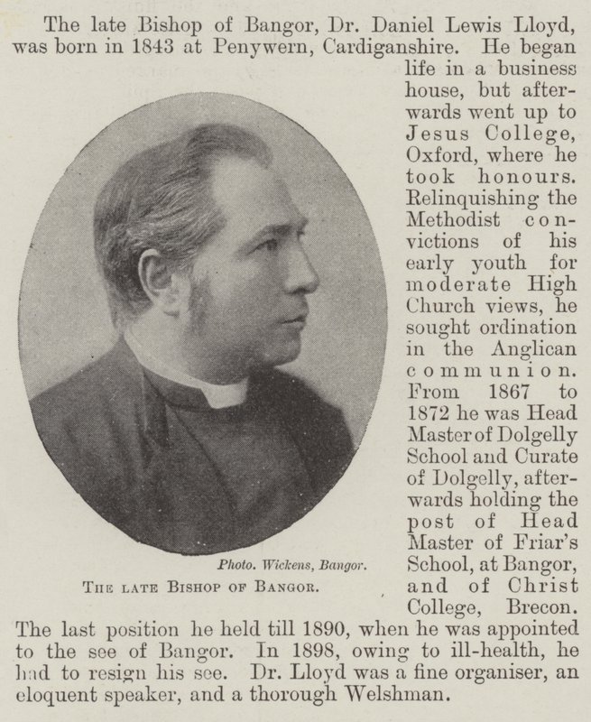 The Late Bishop of Bangor by English Photographer