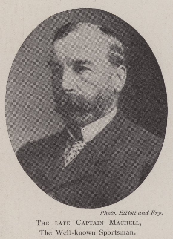 The late Captain Machell, the Well-known Sportsman by English Photographer