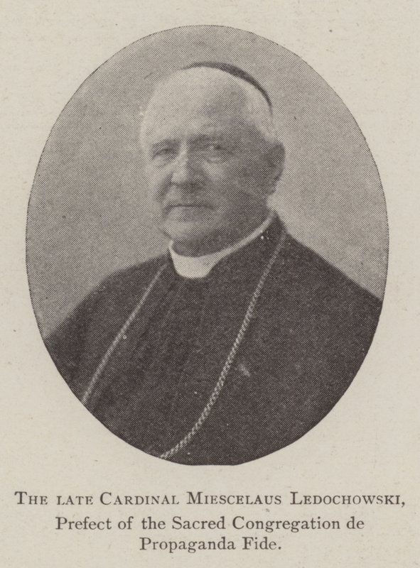 The late Cardinal Miescelaus Ledochowski, Prefect of the Sacred Congregation de Propaganda Fide by English Photographer