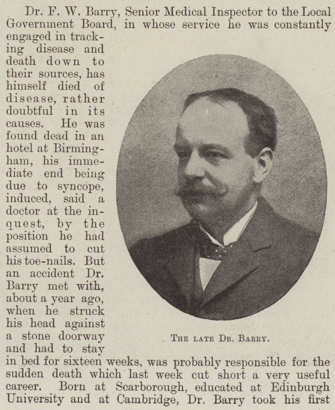 The Late Dr. Barry by English Photographer