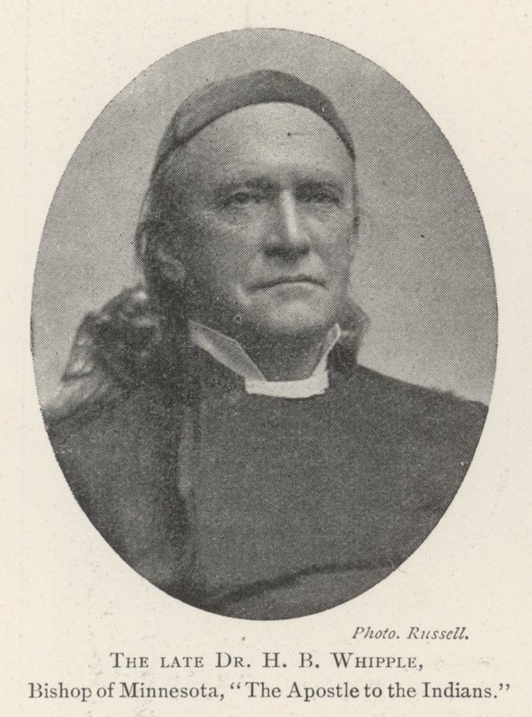 The late Dr H B Whipple, Bishop of Minnesota, The Apostle to the Indians by English Photographer