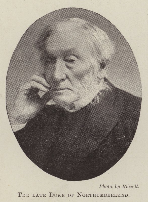 The Late Duke of Northumberland by English Photographer