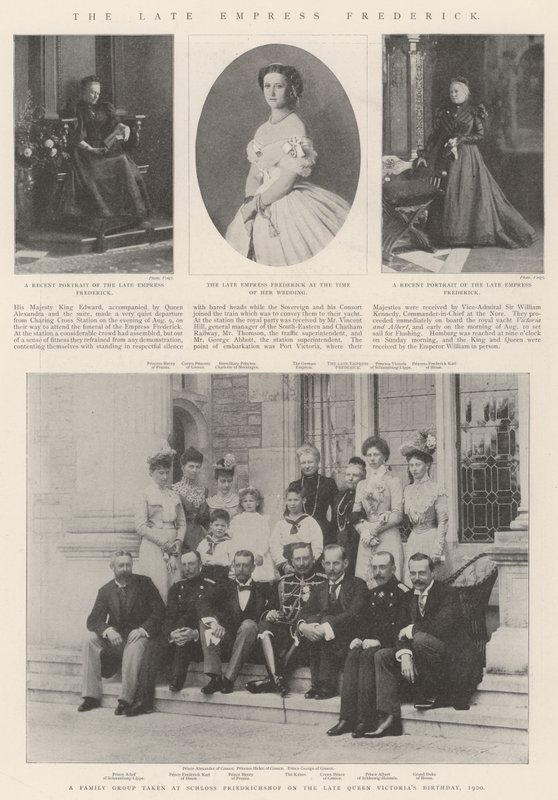 The late Empress Frederick by English Photographer