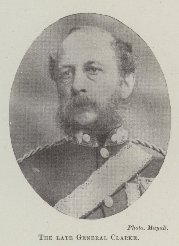 The late General Clarke by English Photographer