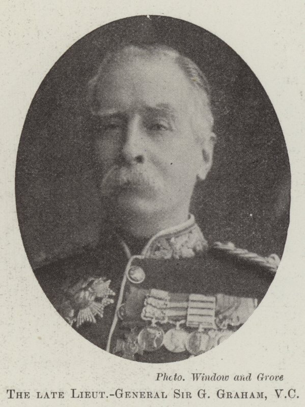 Lieutenant-General Sir G Graham, VC by English Photographer
