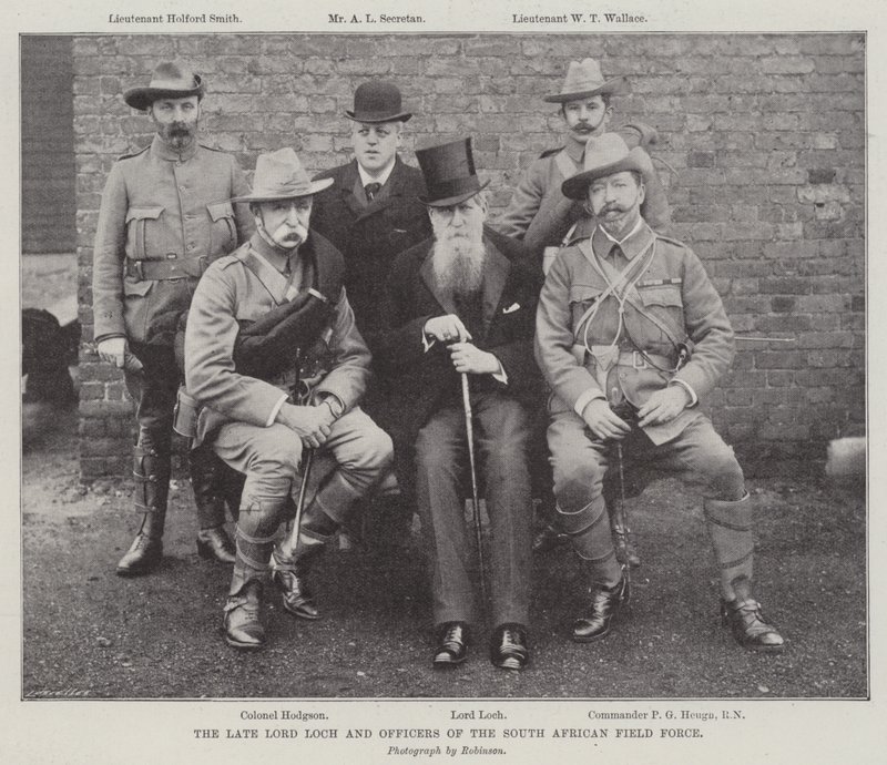 The Late Lord Loch and Officers of the South African Field Force by English Photographer