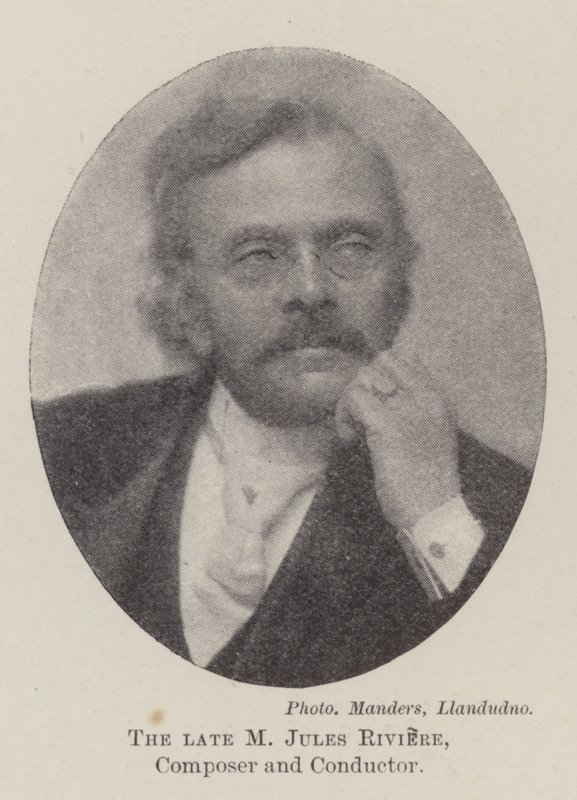 The late M Jules Riviere, Composer and Conductor by English Photographer