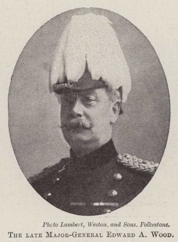 The Late Major-General Edward A. Wood by English Photographer
