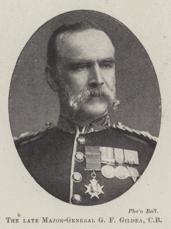 Major-General G F Gildea, CB by English Photographer