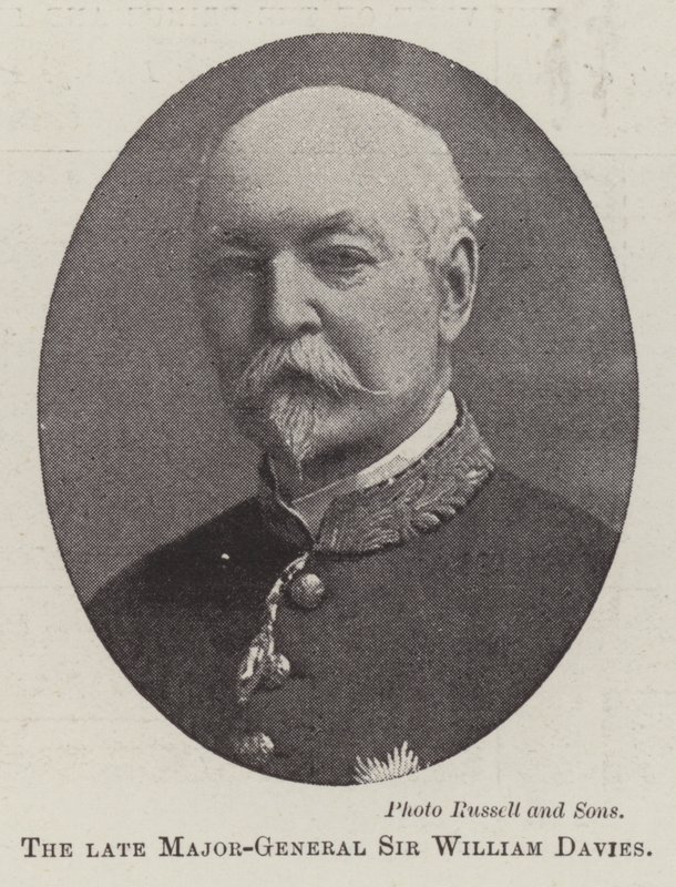 The Late Major-General Sir William Davies by English Photographer