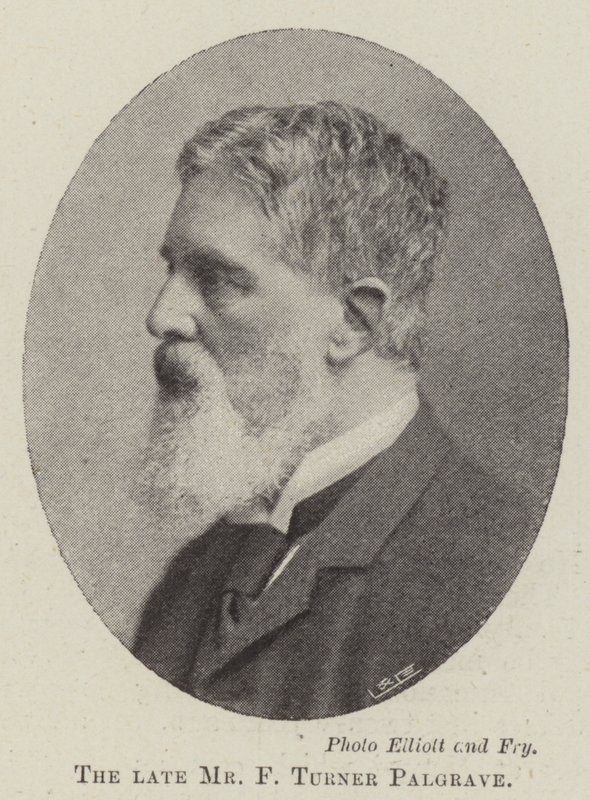 The Late Mr. F. Turner Palgrave by English Photographer