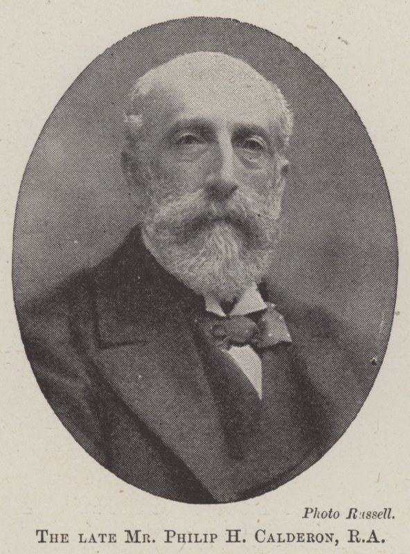 The Late Mr. Philip H. Calderon, RA by English Photographer