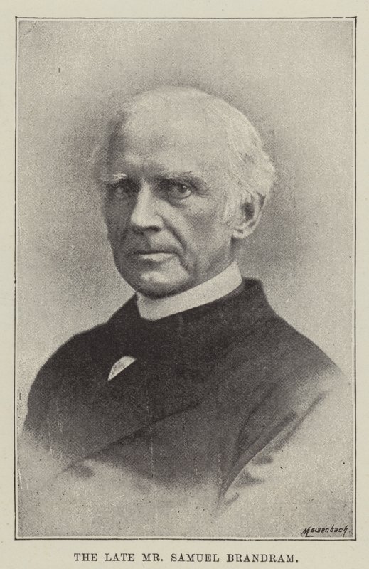 The late Mr Samuel Brandram by English Photographer