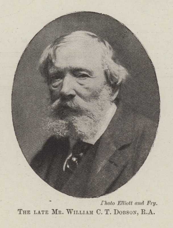 The Late Mr William C T Dobson, RA by English Photographer