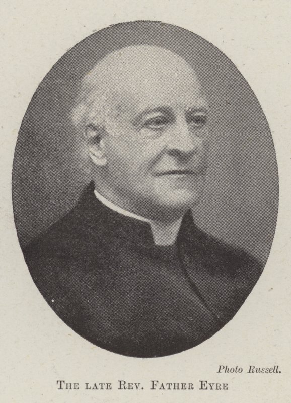 The late Reverend Father Eyre by English Photographer