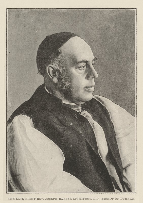 The late Right Reverend Joseph Barber Lightfoot, Bishop of Durham by English Photographer
