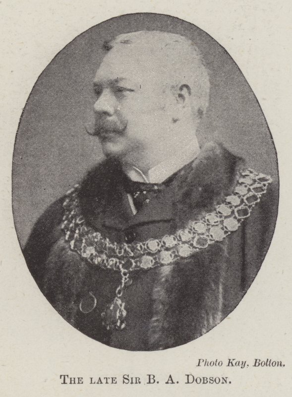 The late Sir B A Dobson by English Photographer