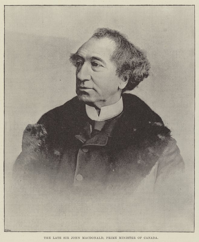 The Late Sir John Macdonald, Prime Minister of Canada by English Photographer