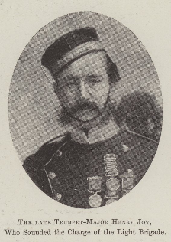 Trumpet-Major Henry Joy, who sounded the Charge of the Light Brigade by English Photographer