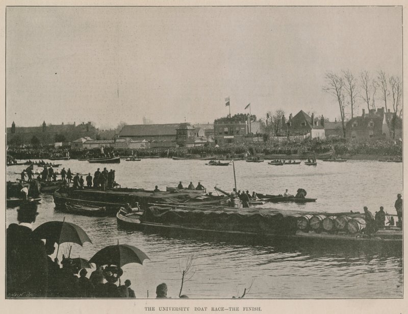 The University Boat Race by English Photographer