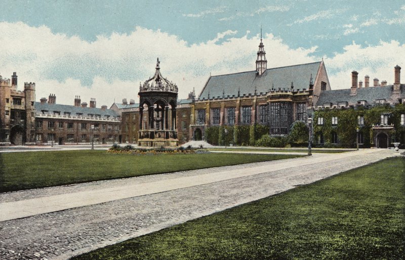 Trinity College, the Great Court by English Photographer