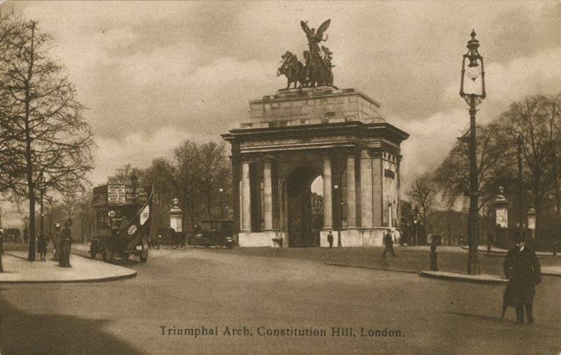Triumphal Arch, Constitution Hill, London by English Photographer