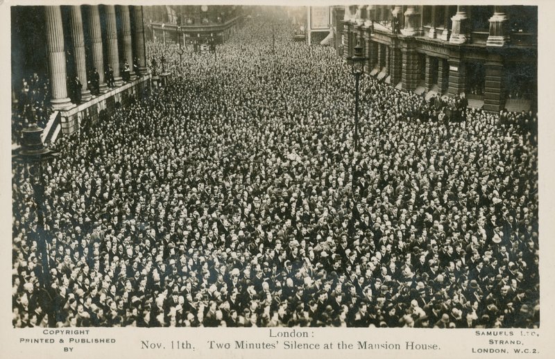 Two Minutes Silence at the Mansion House, London by English Photographer
