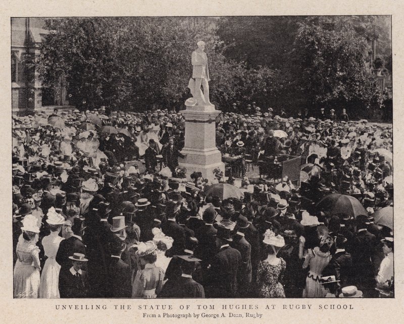 Unveiling the Statue of Tom Hughes at Rugby School by English Photographer