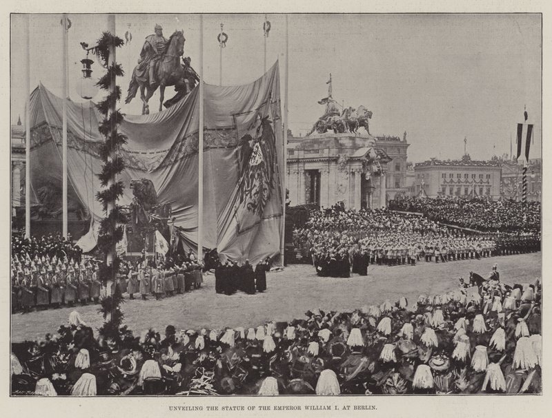 Unveiling the Statue of the Emperor William I at Berlin by English Photographer