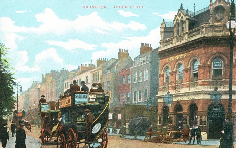 Upper Street in Islington by English Photographer