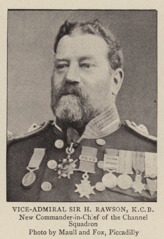Vice-Admiral Sir H Rawson, KCB by English Photographer