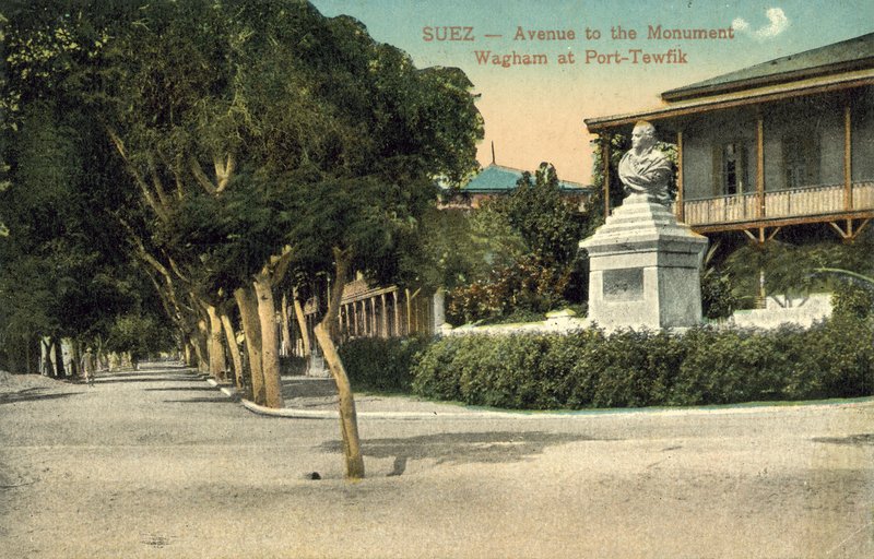 Wagham Monument, Port Taufiq, Suez by English Photographer