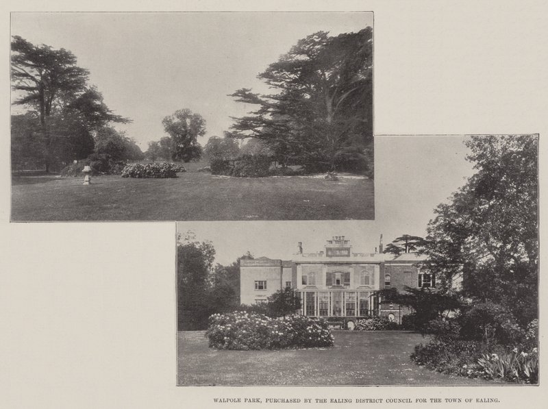 Walpole Park, purchased by the Ealing District Council for the Town of Ealing by English Photographer