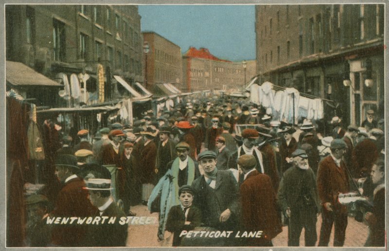 Wentworth Street, Petticoat Lane, London by English Photographer