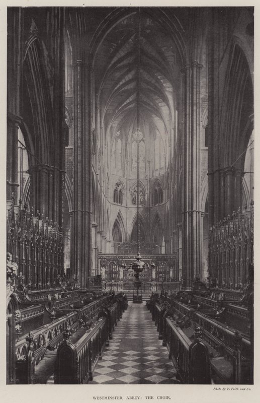 Westminster Abbey, the Choir by English Photographer