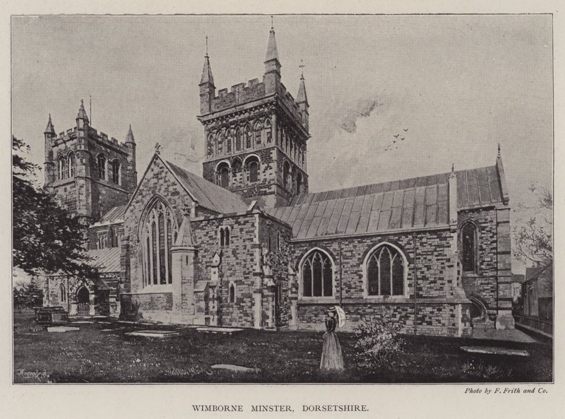 Wimborne Minster, Dorsetshire by English Photographer