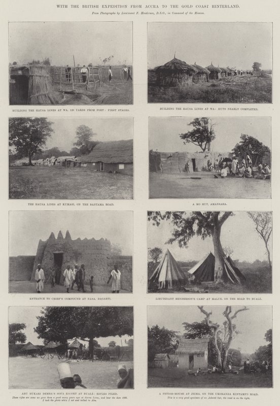 With the British Expedition from Accra to the Gold Coast Hinterland by English Photographer