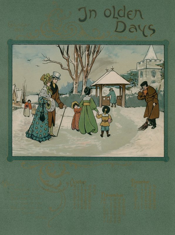 1905 Calendar with Verse by Alfred Austin by English School