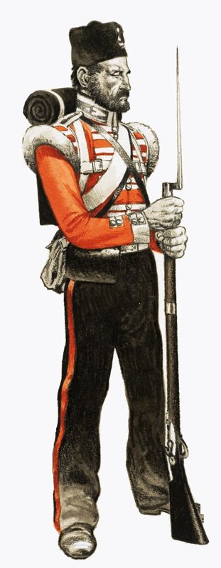 89th Foot Private (1854) Grenadier by English School