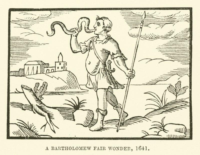 A Bartholomew Fair wonder, 1641 by English School