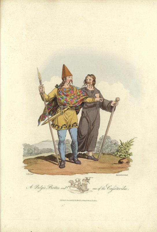 A Belgic Briton and one of the Cassiterides by English School
