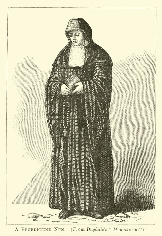 A Benedictine Nun by English School